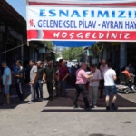 Sanayi esnaflarından 16. geleneksel hayır yemeği