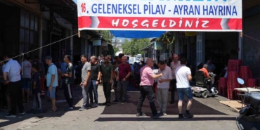 Sanayi esnaflarından 16. geleneksel hayır yemeği
