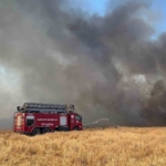 Babaeski’de tarım arazisinden askeri bölgeye sıçrayan yangın kontrol altına alındı