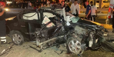 Feci kazada ağır yaralanan sürücü, hayatını kaybetti