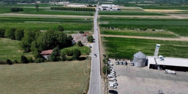 Ferizli’de 9 kilometrelik yol sil baştan yenileniyor