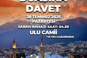 Bursa Müftülüğü’nden yağmur duasına davet