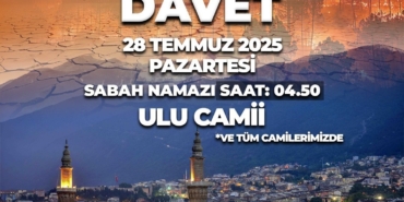 Bursa Müftülüğü’nden yağmur duasına davet