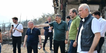 Yangın felaketine ’yıldırım’ müdahale