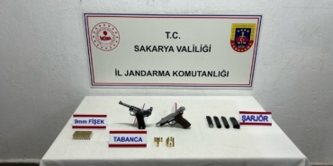 Sakarya’da kaçak silah operasyonu: 1 tutuklama
