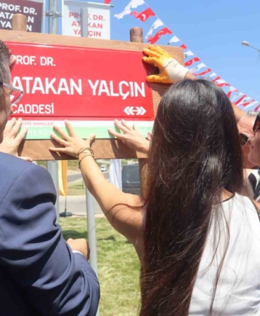 Çekmeköy’deki bir caddeye Kartalkaya yangınında hayatını kaybeden Prof. Dr. Atakan Yalçın’ın ismi verildi