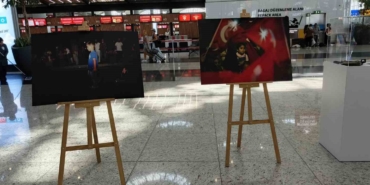 İstanbul Havalimanı’nda "15 Temmuz Demokrasi ve Milli Birlik Günü" sergisi açıldı