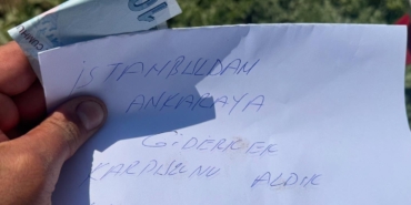 Karpuz üreticisi tarlasında gördüğü not karşısında duygulandı