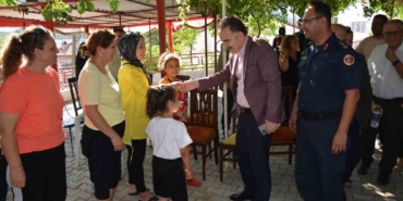 Kaymakam Odabaş, Dereli Köyü’ndeki bal sağım etkinliğine katıldı