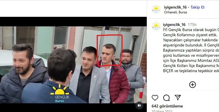 Tutuklanan FETÖ’cü kundakçının, İYİ Parti’deki görüntüleri ortaya çıktı