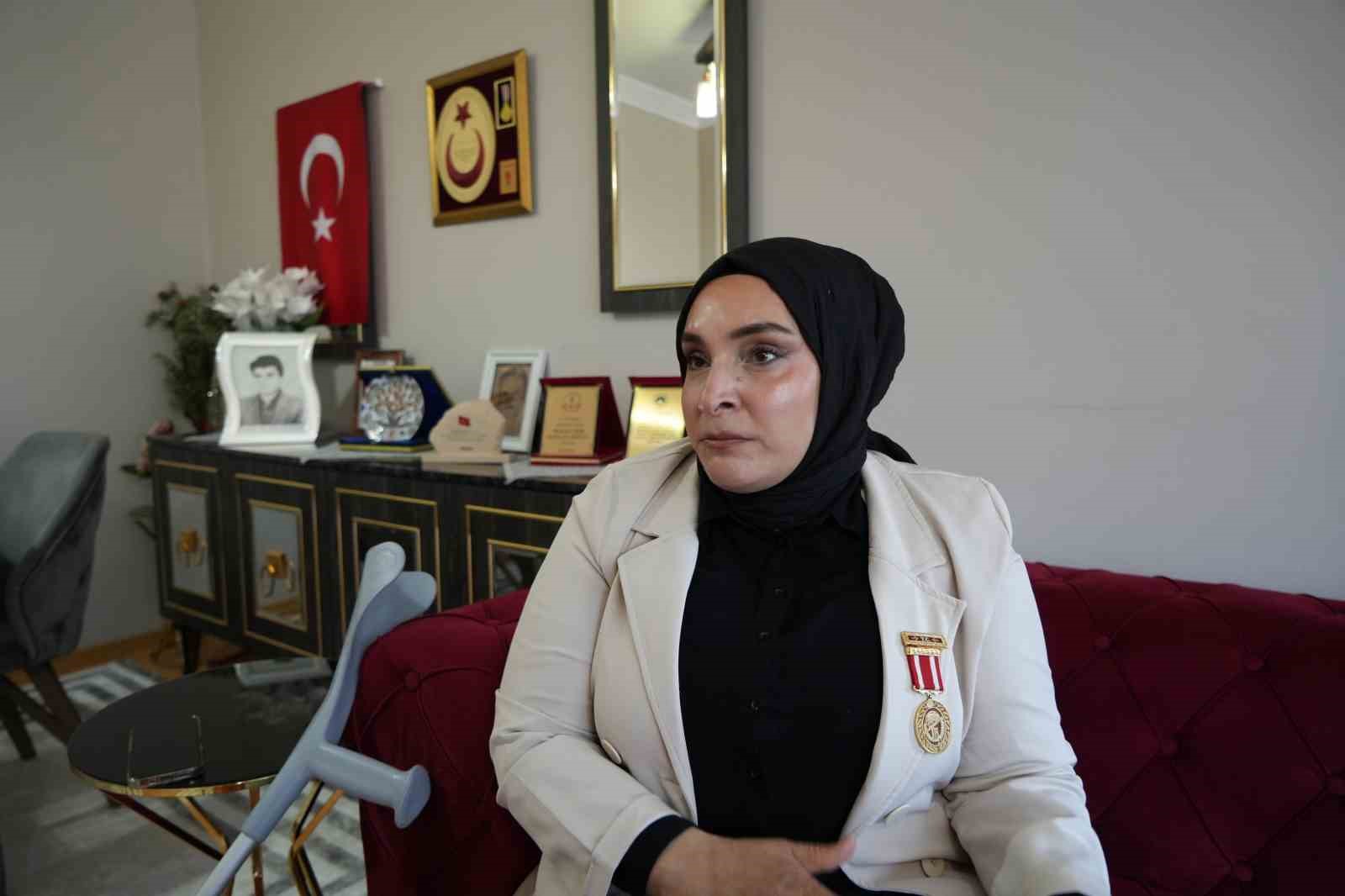 15 Temmuz şehidi eşi ve gazi Şefkatlioğlu: "Vatan ve bayrak için bir kere değil, bin kere ölürüm"