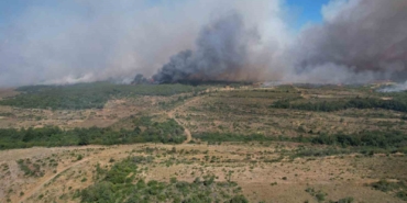 Silivri’de tarım alanlarındaki yangın ormana sıçradı