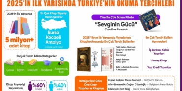 Hepsiburada, 2025’in ilk yarısında en çok satan kitapları açıkladı