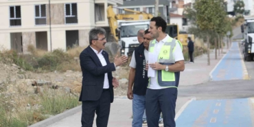 Başkan Şenol Dinç yeni pazar alanını inceledi