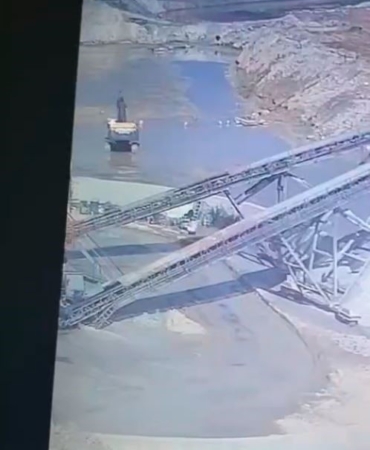 Çatalca’da kepçe operatörünün hayatını kaybettiği olayın görüntüleri ortaya çıktı