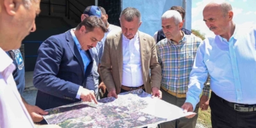 Büyükakın, Cumaköy ve Ovacık’taki altyapı çalışmalarını inceledi