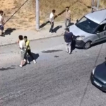 Arnavutköy’de 2 kişi arasında ilginç kavga
