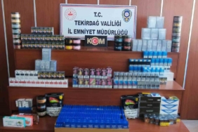 Tekirdağ’da kaçakçılık operasyonunda çok sayıda ürün ele geçirildi