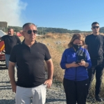 Yangın bölgesinde dumandan etkilenen Başkan Tekin hastaneye kaldırıldı