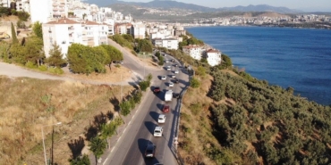 Gemlik-Kumla karayolunda yoğun trafik