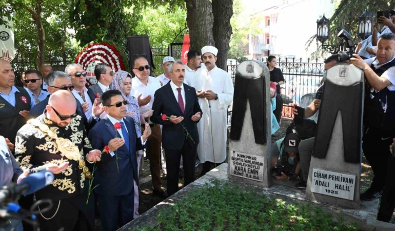 664. Tarihi Kırkpınar Yağlı Güreşleri Ağa Karşılama Töreni düzenlendi