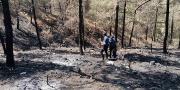 Geyve’de 5 gün sonra aynı nokta yeniden alevlendi: Yangına ilk müdahaleyi polisler yaptı