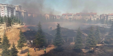 Edirne’de çıkan yangın tarihi tabyaya zarar verdi