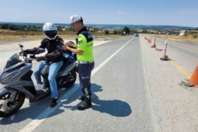 Kırklareli’nde trafik denetimi: 166 araç ve sürücüye işlem yapıldı