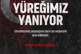 Sakarya’da etkinlikler iptal edildi
