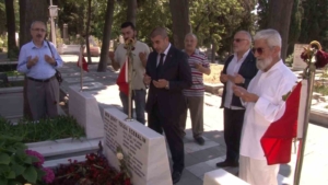 15 Temmuz Gazileri Platformu Başkanı Erol Bulut Edirnekapı Şehitliğini ziyaret etti