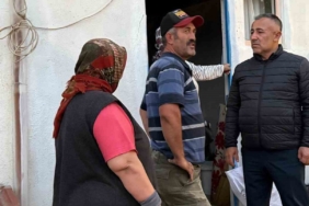 AK Parti heyeti yangın bölgesinde