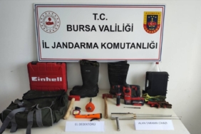 Bursa’da kaçak kazıya suçüstü