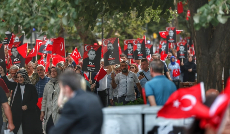 Kocaeli tek yürek oldu: Meydan dolup taştı