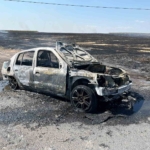 Tekirdağ’da seyir halindeki otomobil çıkan yangında hurdaya döndü