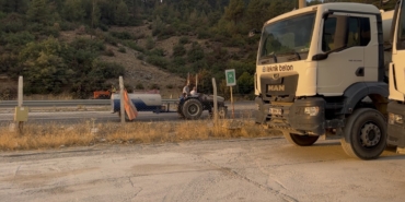 Harmancık’taki orman yangınına beton pompasıyla müdahale eden Ali Yalçın o anları anlattı