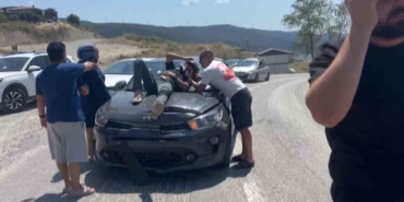 Yalova’da motosikletle otomobil çarpıştı: 1 yaralı