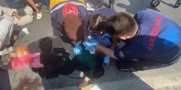 Ümraniye’de karşıdan karşıya geçen çifte panelvan çarptı: 1 ağır yaralı