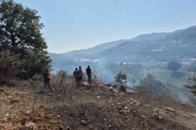 Gönen’de arazi ve anız yangını söndürüldü