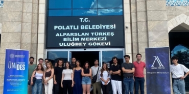 SUBÜ’lü öğrenciler Ankara’da astronomi gözlemi gerçekleştirdiler