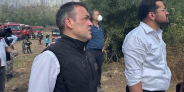 Vali Sözer, Vezirhan’daki orman yangını yerinde takip ediyor