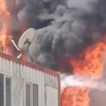 Kereste fabrikasında yangın paniği