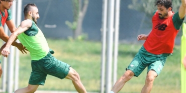 Bursaspor sabah antrenmanında tempoyu yükseltti