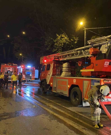 Beykoz’da ağaçlık alanda çıkan yangın söndürüldü