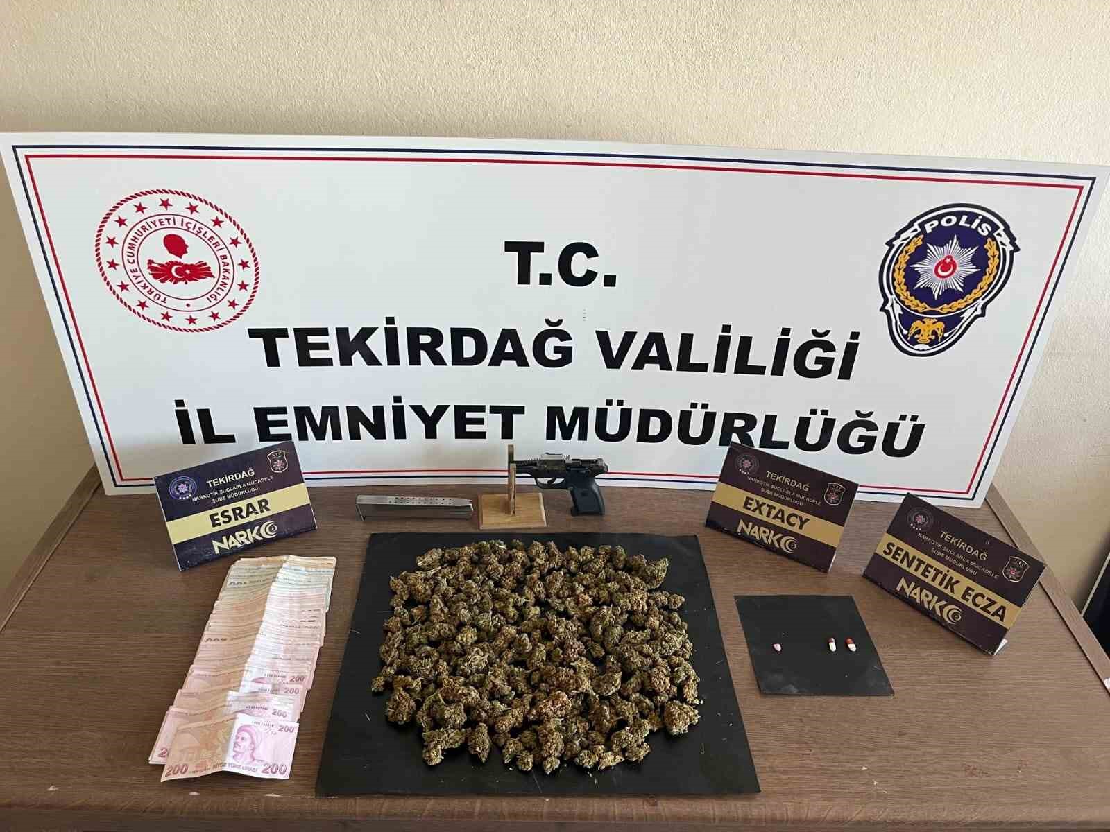Tekirdağ’da zehir tacirlerine darbe: 7 kişi tutuklandı