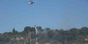 Çanakkale’de tarım arazilerinde çıkan yangın kontrol altına alındı