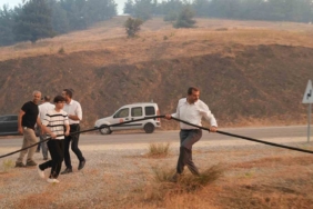 Gürsu Belediye Başkanı Mustafa Işık göz yaşlarını tutamadı
