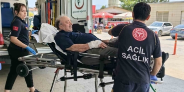 Bursa’da bir işçi elini motorlu testereye kaptırdı