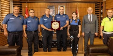 Bilecik İl Emniyet Müdürü Yılmaz’dan teşekkür plaketi