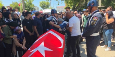 Kolon kanserine yenik düşen uzman jandarma son yolculuğuna uğurlandı