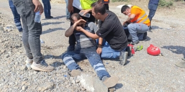 Yangına müdahale eden belediye işçisi baygınlık geçirdi, ayıldığında hayvanlar için gözyaşı döktü